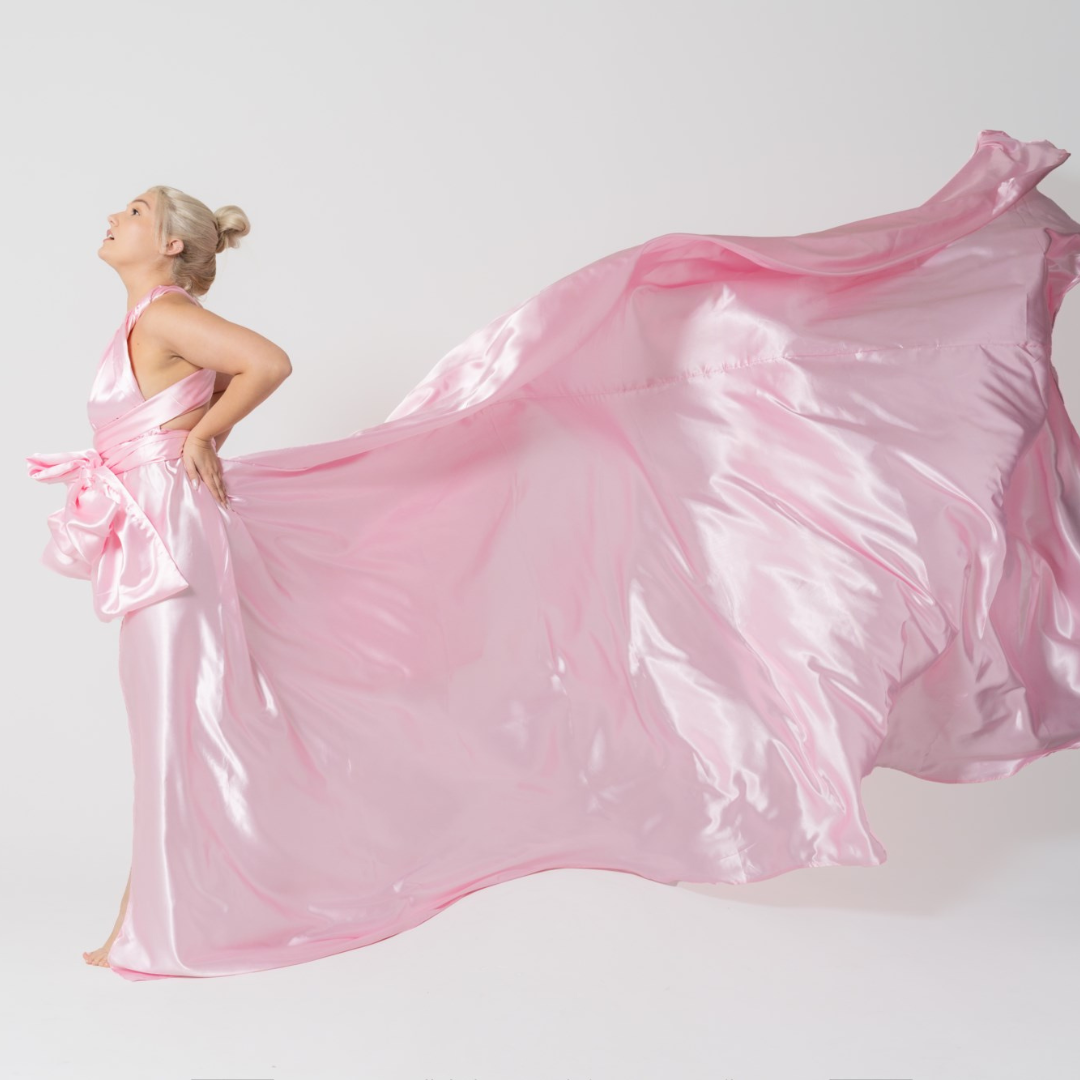 Pink Flying Dress (1X - 3X)