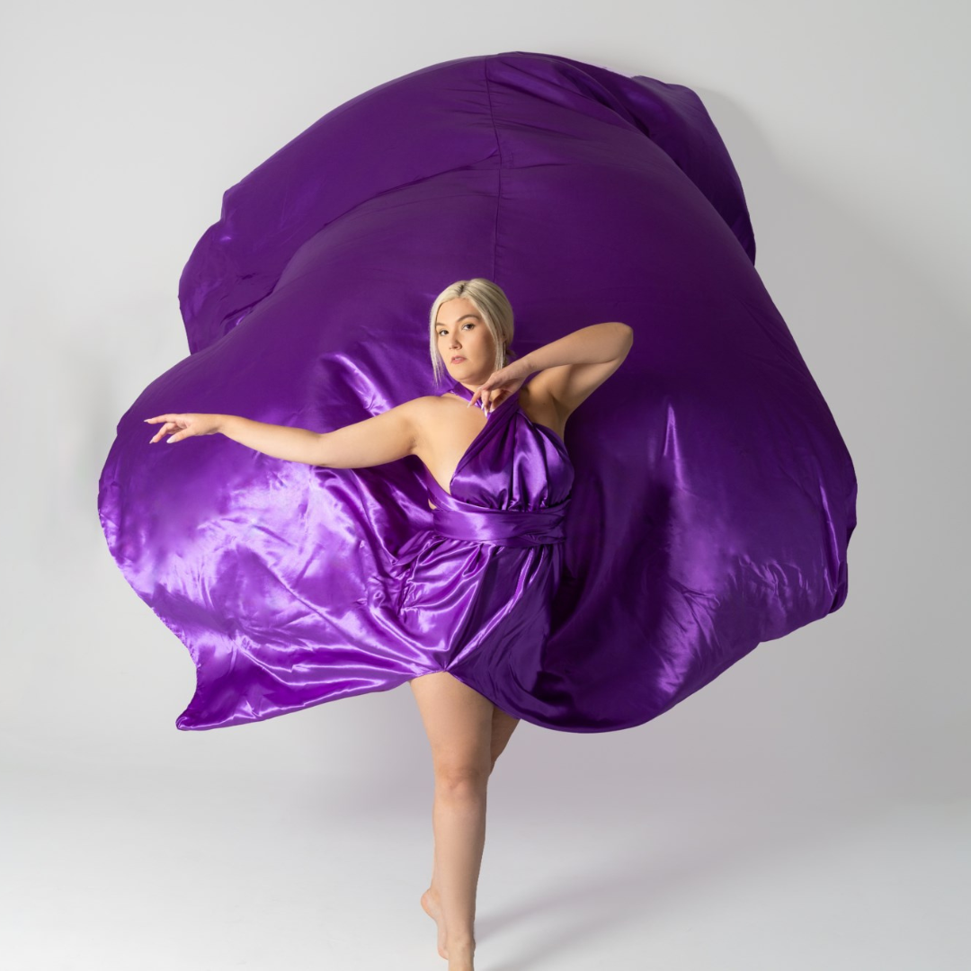 Purple Flying Dress (1X - 3X)