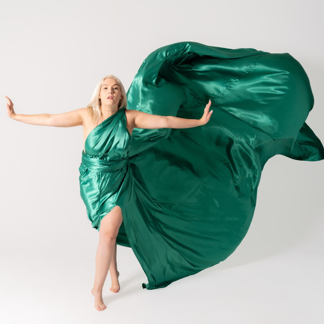 Green Flying Dress
