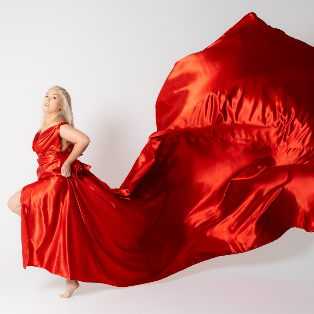 Red Flying Dress (1X - 3X)