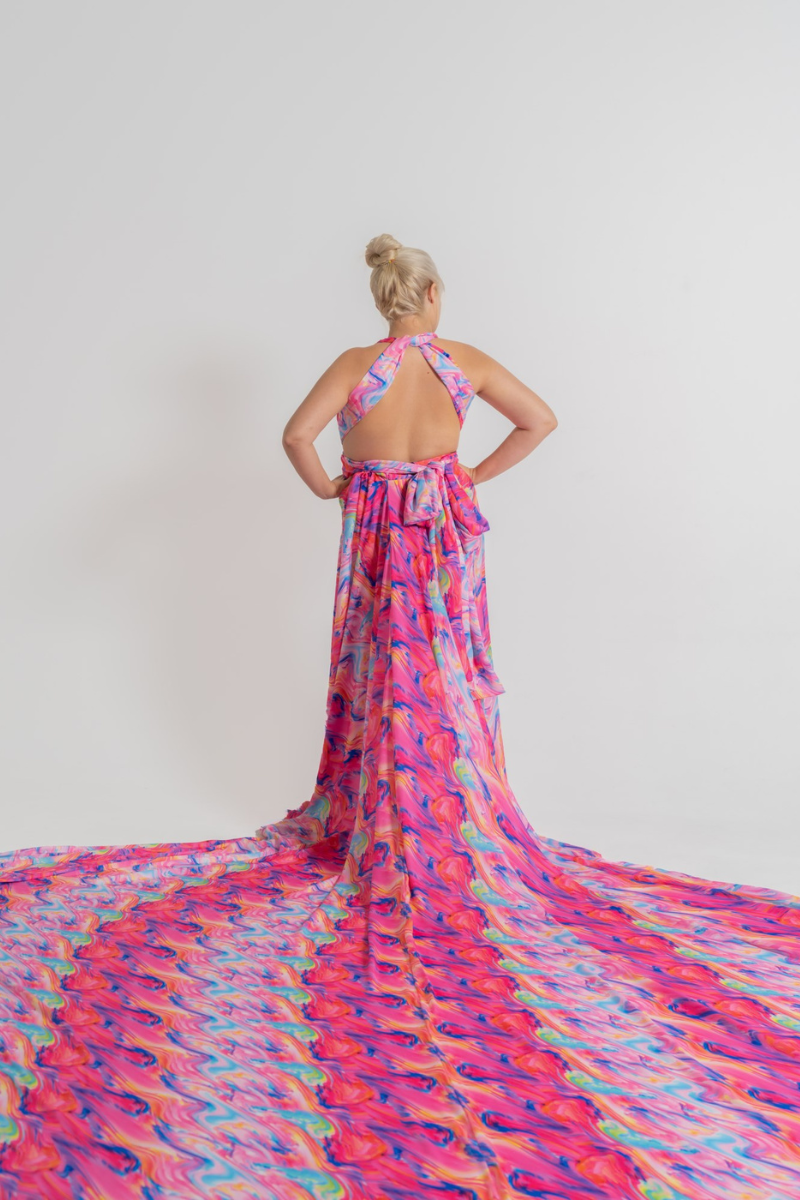 Marble Flying Dress (1X - 3X)