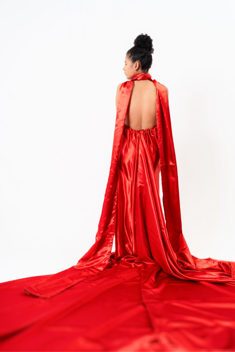 Red Fire Flying Dress
