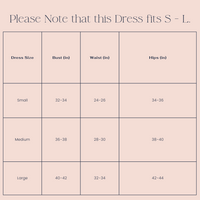 Flying Dress Size Chart