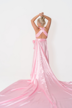 Pink Flying Dress (1X - 3X)